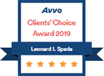 Logo Recognizing Spada Law Group LLC's affiliation with AVVO Client's Choice 2019